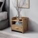 Nachtkommode >Canaan< in Artisan Eiche - 38x45x35cm (BxHxT)