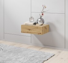 Nachtkommode >Thorben< in Artisan Eiche -...