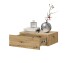 Nachtkommode >Thorben< in Artisan Eiche - 42x14x30cm (BxHxT)