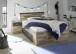 Bett >Isobel< in Montana Oak - 145x97x205cm (BxHxT)