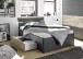 Bett >Isobel< in Graphit - 145x97x205cm (BxHxT)