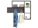 Garderobenpaneel >Karlan< in Matera - 103,5x81x16cm (BxHxT)