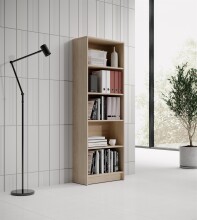 Regal >Lissy< in Sonoma-Eiche - 60x172x28cm (BxHxT)