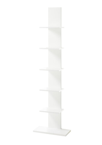 Regal >Wilmington< in Weiß - 50x180x23cm (BxHxT)