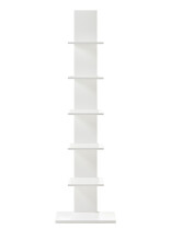Regal >Wilmington< in Weiß - 50x180x23cm (BxHxT)