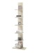 Regal >Wilmington< in Sonoma-Eiche - 50x180x23cm (BxHxT)