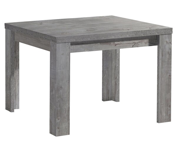 Esstisch >Monterrey< ausziehbar bis 136cm, in Beton Dekor - 80/136x78x60cm (BxHxT)
