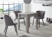 Esstisch >Monterrey< ausziehbar bis 136cm, in Beton Dekor - 80/136x78x60cm (BxHxT)