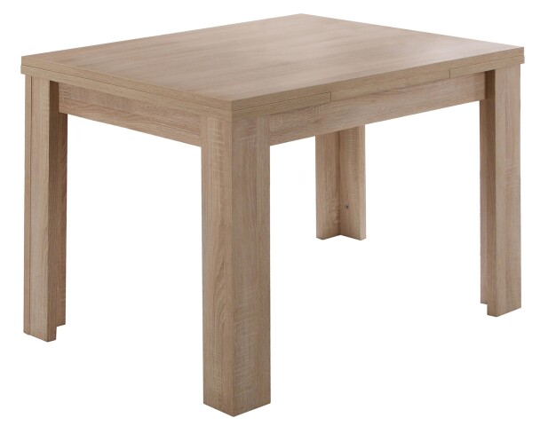 Esstisch >Monterrey< ausziehbar bis 136cm. in Eiche Sägerau Dekor - 80/136x78x60cm (BxHxT)