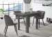 Esstisch >Monterrey< ausziehbar bis 136cm, in Graphit - 80/136x78x80cm (BxHxT)