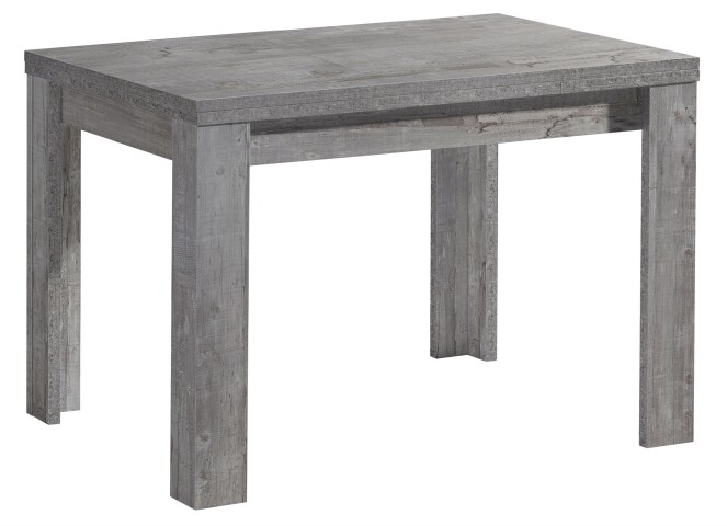 Esstisch >Monterrey< (ausziehbar bis 166cm) in Beton - 110(166)x78x60cm (BxHxT)