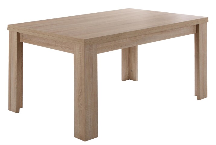 Esstisch >Monterrey< ausziehbar bis 176cm, in Eiche Sägerau - 120(176)x78x80cm (BxHxT)