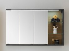 Spiegelschrank >Nebraska< in Matera Beton -...