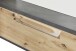 Badezimmer-Set >Nebraska< (3-teilig) in Matera Beton - 180x190x53cm (BxHxT)