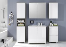 Hängeschrank >Randolph< in Titan - 40x77x23cm (BxHxT)
