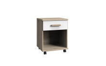 Rollcontainer >Canton< in San Remo Eiche - 46x58x40cm (BxHxT)