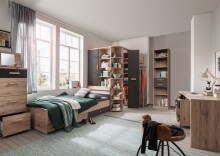 Bettschubkasten >Canton< in San Remo Eiche - 100x17x59cm (BxHxT)