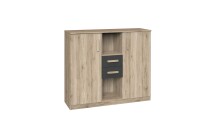 Kommode >Canton< in San Remo Eiche - 122x105x40cm...