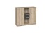 Kommode >Canton< in San Remo Eiche - 122x105x40cm (BxHxT)