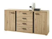 Sideboard >Kendall< in Artisan Eiche - 170x84x40cm (BxHxT)