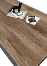 Couchtisch >Lurlene< in Flagstaff dunkel - 110x41x60cm (BxHxT)