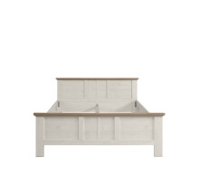 Bett >Indianapolis< in Schneeeiche - 193x95,2x210,4cm (BxHxT)