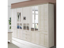 Kleiderschrank >Indianapolis< in Schneeeiche -...