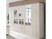 Kleiderschrank >Indianapolis< in Schneeeiche - 254,4x216,6x62,1cm (BxHxT)