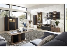 Wandregal >Lydias< in Flagstaff Oak Umbria - 150x88x22cm (BxHxT)