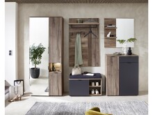 Schuhschrank >Lydias< in Flagstaff Oak Umbria - 82x103x38cm (BxHxT)