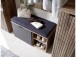 Sitzbank >Lydias< in Flagstaff Oak Umbria - 82x51x38cm (BxHxT)