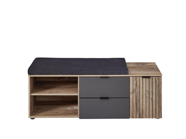 Sitzbank >Lydias< in Flagstaff Oak Umbria - 134x51x38cm (BxHxT)