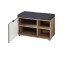 Garderoben-Set >Lydias< (5-teilig) in Flagstaff Oak Umbria - 266x204x38 (BxHxT)