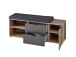 Garderoben-Set >Lydias< (3-teilig) in Flagstaff Oak Umbria - 216x204x38 (BxHxT)
