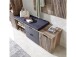 Garderoben-Set >Lydias< in Flagstaff Oak Umbria - 134x204x38cm (BxHxT)