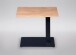 Beistelltisch >Beulah< in Wildeiche aus Massivholz, Metall - 55x50x40cm (BxHxT)