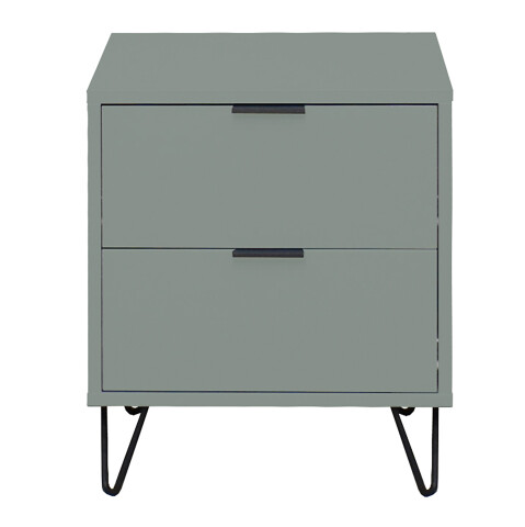 Kommode >Boulder< in Pine Green matt Lack DB - 51x62x45cm (BxHxT)