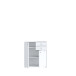 Kommode >Tembi< in Weiß - 73.7x85.5x34.8cm (BxHxT)