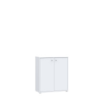 Kommode >Tembi< in Weiß - 73.7x85.5x34.8cm...