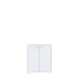 Kommode >Tembi< in Weiß - 73.7x85.5x34.8cm (BxHxT)