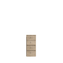 Kommode >Tembi< in Sonoma-Eiche - 38.6x85.5x34.8cm (BxHxT)