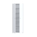 Aktenschrank >Tembi< in Weiß - 73.7x197.5x34.8cm (BxHxT)