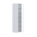 Aktenschrank >Tembi< in Weiß - 73.7x197.5x34.8cm (BxHxT)