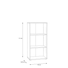 Regal >Tembi< in Sonoma-Eiche - 54x111.1x34.8cm (BxHxT)