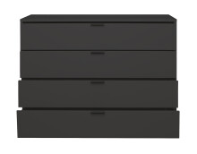 Kommode >Boulder< in Anthrazit matt Lack BG - 119x87x45cm (BxHxT)