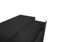 Kommode >Boulder< in Anthrazit matt Lack BG - 119x87x45cm (BxHxT)