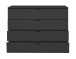 Kommode >Boulder< in Anthrazit matt Lack BG - 119x87x45cm (BxHxT)