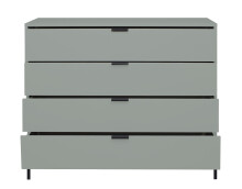 Kommode >Boulder< in Pine Green matt Lack QF - 119x102x45cm (BxHxT)