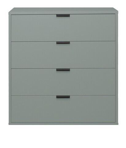 Kommode >Boulder< in Pine Green matt Lack BG - 81x87x45cm (BxHxT)