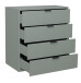 Kommode >Boulder< in Pine Green matt Lack BG - 81x87x45cm (BxHxT)
